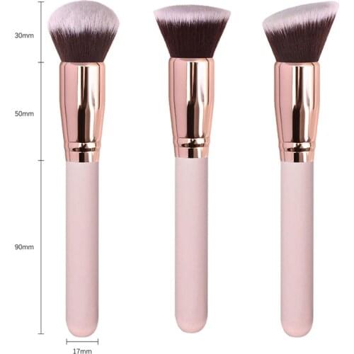 Cosmetic brush Makeups foundation liquid Powder Facial Blusher BB cream oblique professional artist high quality beauty Tools