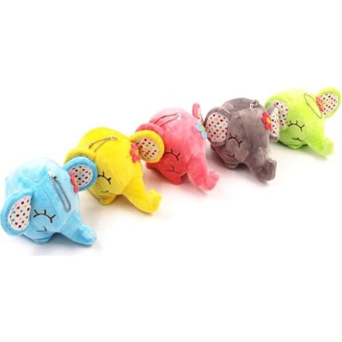 L Elephant 12CM Approx DOLL Plush Stuffed TOY DOLL Sucker Car & Room & Window Pendant Bouquet