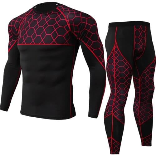 Men breathable quick dry Motorcycle Top-Shirt Underwear Base-Layer moto Cycling Compression Sport Pants Running Tights Leggings