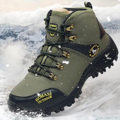 Men Waterproof Hiking Shoes Breathable Combat Army Tactical Boots Outdoor Sports Trail Climbing Shoes Non-slip Trekking Sneakers