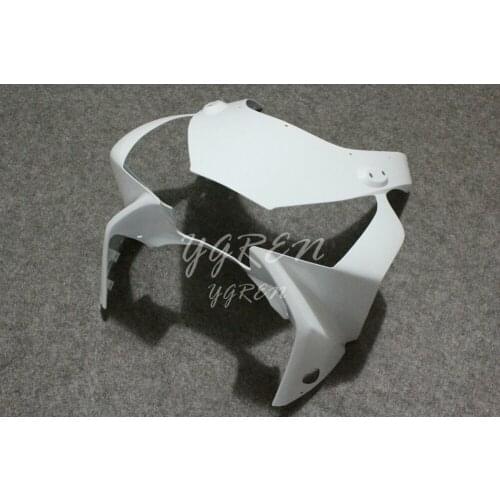 Unpainted White Front Upper Head Cowl Fairing Nose for Honda CBR954RR 2002-2003