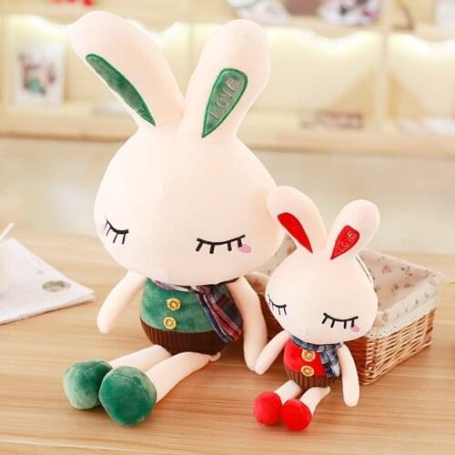 New Cute Hot Gable Rabbit Plush Doll 70cm 40cm Two-color Cute Meng Send Girls Gifts Mandatory 2018 Free post