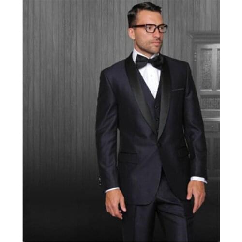 New Classic Men’s Suit Smolking Noivo Terno Slim Fit Easculino Evening Suits For Men gentleman wedding groom