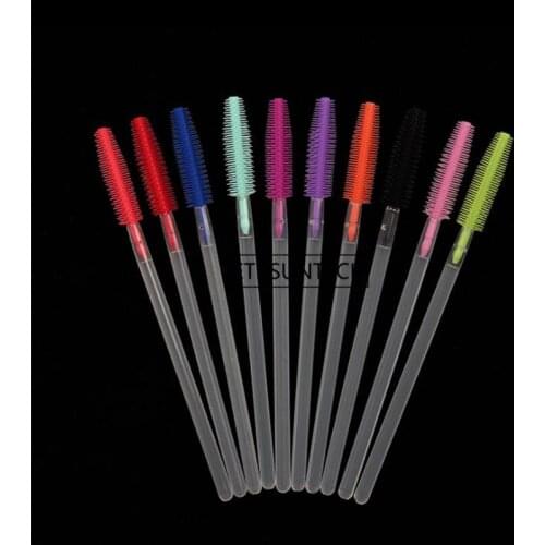 Disposable Eyelash Eye Lash Makeup Brush Mini Mascara Wands Brush Eyelash Extension Curler Tool F2108