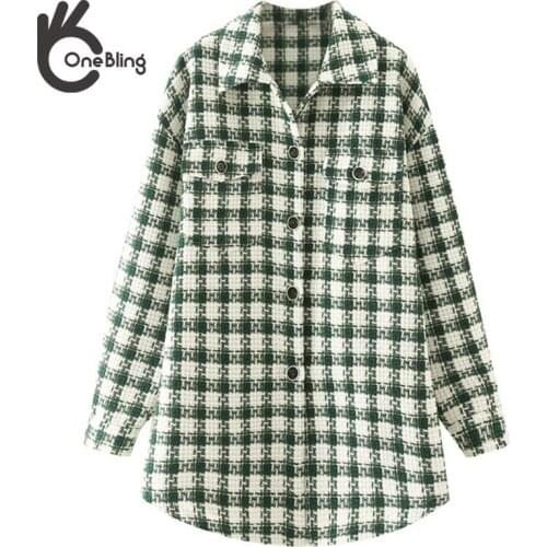 ONEBLING Women's Plaid Shirts