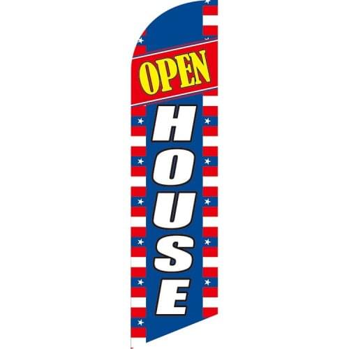 Factory Direct Sale Cheap Price Open House Flag