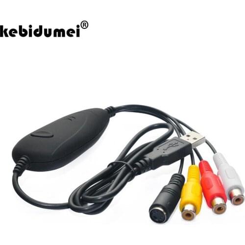 USB 2.0 Audio Video Grabber Capture Convert Analog Video Capture Card For EzCap172 VHS Video Recorder DVD For Windows 7 8 10