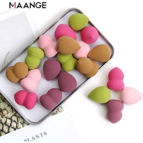 10/20PCS Mini Beauty Egg Set Make Up Sponge Puff Beauty Egg Face Foundation Powder Cream Sponges Women Cosmetic Tool Water-drop