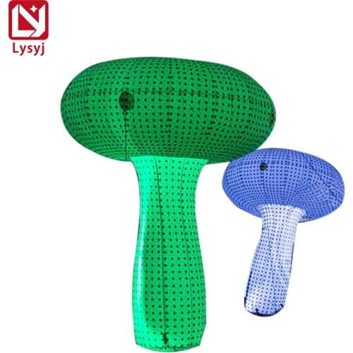 10ft High Giant Inflatable Mushroom Model Light With Led Lighting Mushroom Growing for Park Decoration