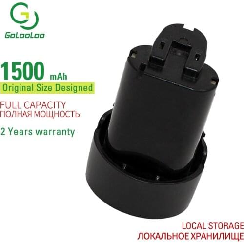 Golooloo 1500mAh for Makita BL1013 Power Tools Rechargeable Battery HP330DWE HP330D HP330DWX HP330DZ DF330D CC300DW MR051 UM164