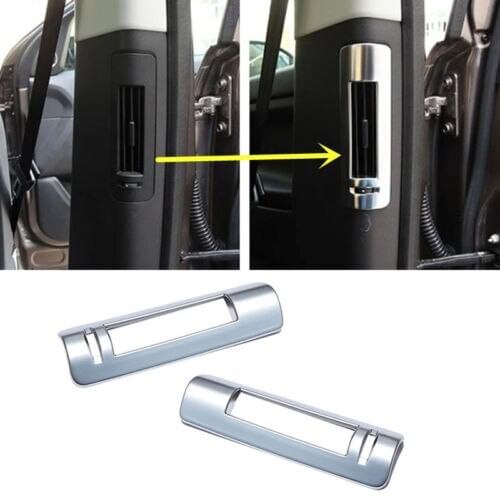 2pcs Back Row Air Outlet Decoration Frame For Land Rover Discovery Sport 2015
