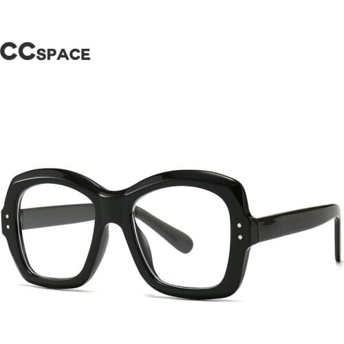 46651 Retro Big Frame Anti Blue Light Glasses Frames Rivet Men Women Fashion Computer Eyeglasses
