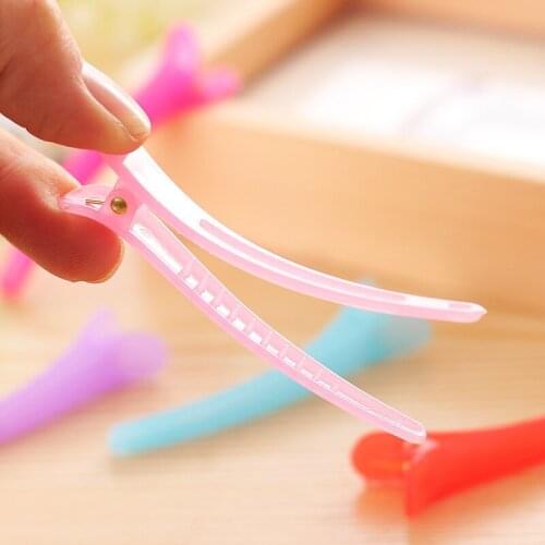 Wholesale 60pcs Rainbow Color Hair Clip Hair Clip Salon Salon Clip Duckbill Clip Barber Hair Salon Salon Salon Tool Accessories