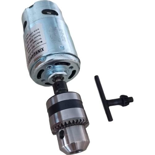 997 48V 400W Drill Chuck Spindle Powerful DC Motor,12-48V High Speed Motor, Silent Ball Bearing Engraving Machine 5000~20000RPM