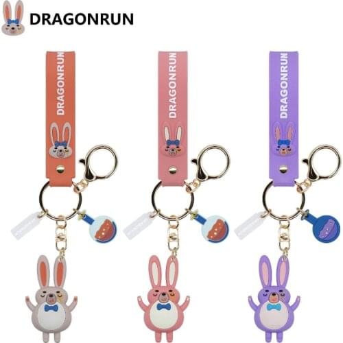Free Shipping New Epoxy Doll Stall Supply Small Jewelry Original Design Keychain Pendant Cute Dream Rabbit Child Christmas Gift