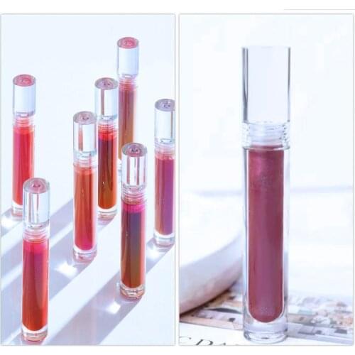 Lipgloss Packaging 5ML Round Clear Lip Gloss Tubes Transparent Lip Gloss Bottles Empty Lipgloss Tube Bottle Container SN3373