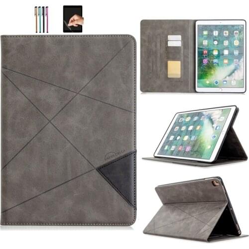 Case For Apple IPad 11 2021 12.9 2018 2020 Air 3 Pro 10.5 10.2 9.7 2017 2019 Mini 1 2 3 4 5 Cover Diamond Pattern Case+Film+Pen