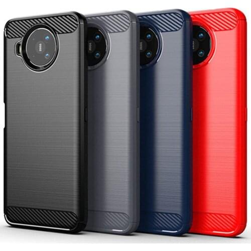 For Nokia 8.3 Case Luxury Carbon Fiber Skin Full Soft Silicone Cover Case For Nokia 8.3 Nokia8.3 Phone Cases