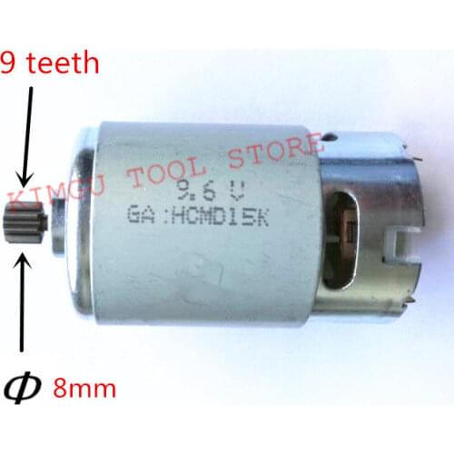 9 Teeth Replacement Motor DC 9.6V For BOSCH GSR9.6V GSR9.6-1 Cordless Drill Driver Batt-Oper Screwdriver