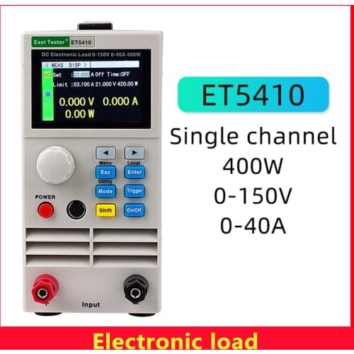 ET5410 400W Electrical Load Professional Programmable DC Load Digital Control Electronic Battery Tester Load Meter 150V 40A
