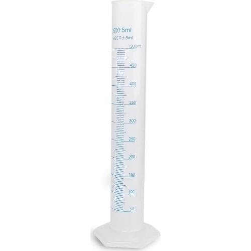 500 Ml Measuring Cylinder Measuring Cylinder Single Metric Scale 5 Ml Graduation