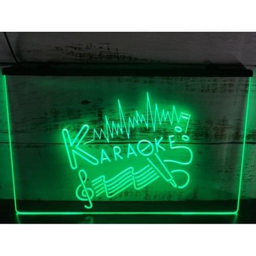 I319 New! Karaoke Pub Bar Club Box NR LED Neon Light Sign