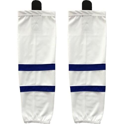 Cool hockey 100% Polyester Ice Hockey sport Socks Cheap Shin Guards For Team XW041 high quality men women