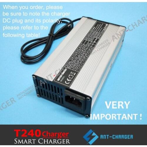 Hot Customized 240W 62.05V 65.7V 69.35V 73V 76.65V 80.3V 3A, 83.95V 86.4V 87.6V 2.5A LiFePO4 LFP LFE LiFe Battery Pack Charger