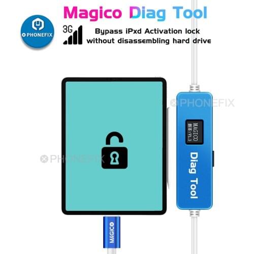 Magico Diag DFU Tool for iPhone 6 - X & iPad Automatically Enter the Purple Screen Mode Read Write Serial Number Unlock WiFi