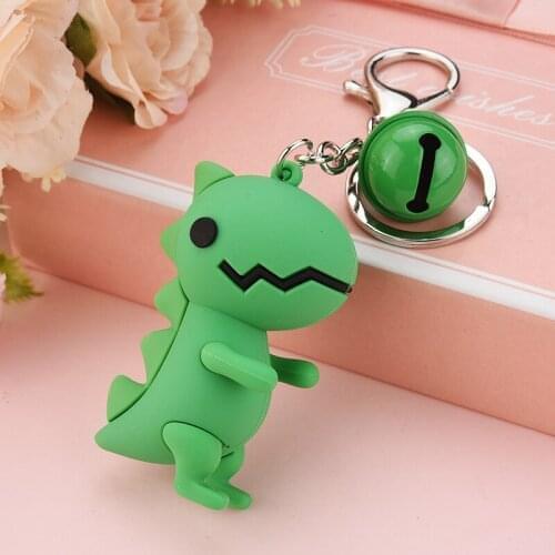 Fashion Dinosau Frog Key Chain Animal Key Ring Holder For Women Men Key Chain Car Key Ring Bag Pendant EH064