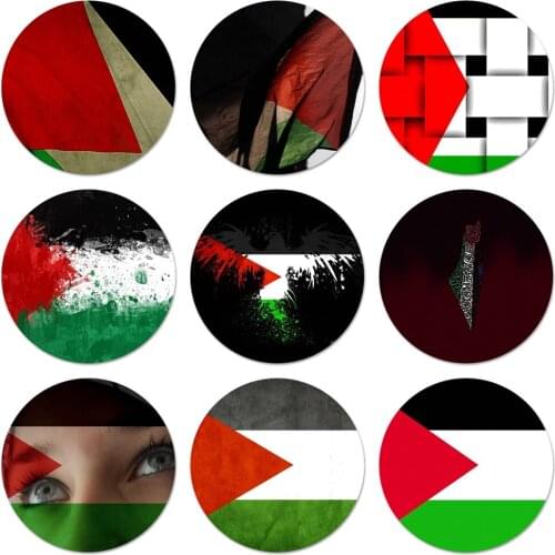 Palestine palestinian flags Icons Pins Badge Decoration Brooches Metal Badges For Backpack Decoration