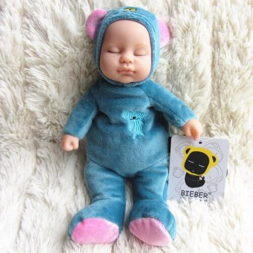 Wholesale Doll vinyl bieber doll reborn baby blue bear gift for baby BE003