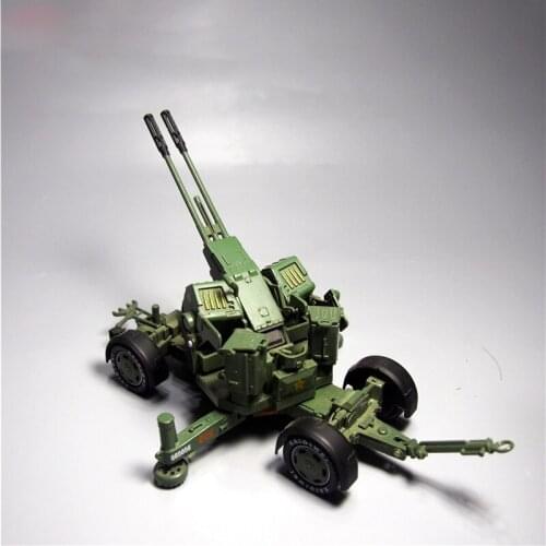 PG99 Diecast 1:35 Scale Type 35mm Anti-Aircraft(AA) Gun FlaK Gun Alloy Model Towed Gun Anti-aircraft Gun MilitaryDisplay ToyCar