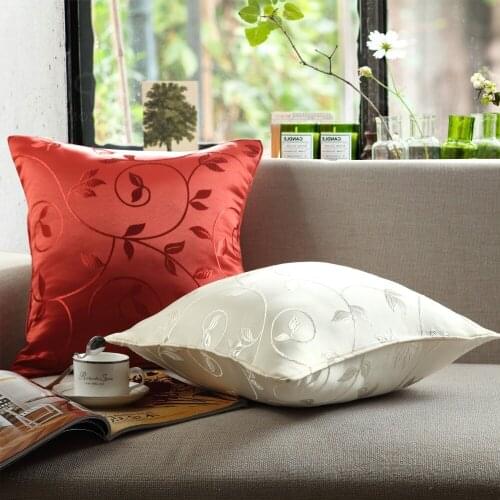 Polyester Embroidery Pattern Pillow Case Cushion Cover Car Home Decor Sofa Chair Square Throw Pillows Cases