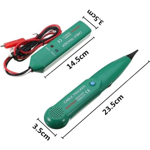 Plastic Telephone Cable Tracer Professional Electric Wire Find Tester MS6812 LAN Network Cable Tester Kit