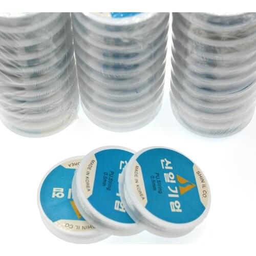 Transparent Stretchy Elastic Korean 0.5-1.0mm Crystal Line Cord Beading Adjust Rope String Thread Beads DIY for Jewelry Making