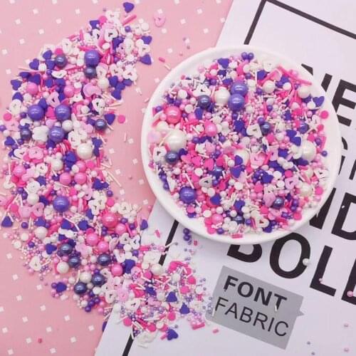 Baking edible birthday cake decoration color needle sugar beads cup colored sugar needle ornaments pearl sugar beads