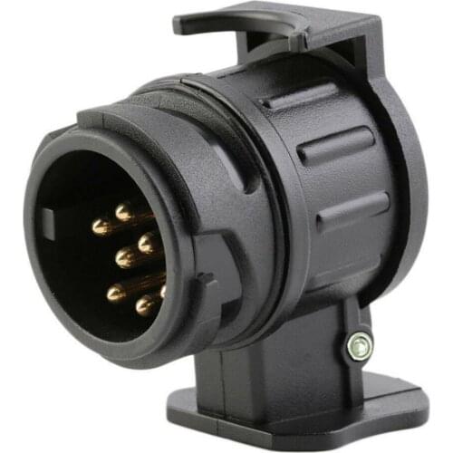 Brand new 13 To 7 Pin Plug Adapter Trailer Connector 12V Towbar Towing Waterproof Plugs Socket Adapter Protect Connections A30