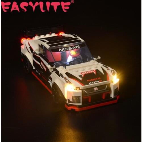 LED Light Set For Speed Champions 76896 GT-R NISMO DIY Toys Blocks Bricks Only Lighting Kit Not Include Model