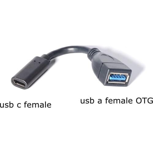USB C to USB Adapter OTG Cable USB Type C female to USB 3.0 type A Female Cable Adapter for MacBook Pro Samsung Type-C Adapter