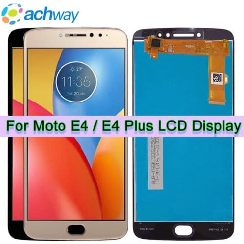 ORIGINAL For Motorola Moto E4 Plus LCD Display Touch Screen Digitizer Assembly XT1766 XT1763 XT1772 LCD for Moto E4 LCD Display