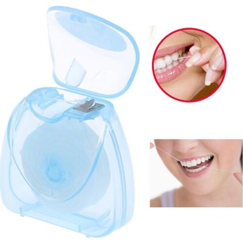 1PC 50M Dental Flosser Oral Hygiene Teeth Cleaning Micro Wax Flavored Dental Toothpicks Floss Care Picks Oral Hygiene Clean Wire