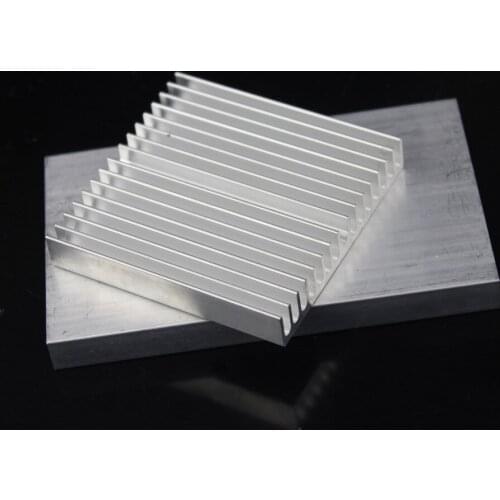 Gdstime 1 piece 60x60x10mm Silver Aluminum Heat Sink Radiator Heatsink for IC Chip Cooling Cooler 60mm x 10mm