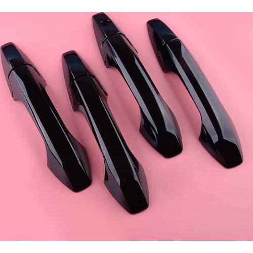 8Pcs/Set Car Exterior Door Handle Cover Trim ABS Gloss Black Fit For Acura MDX RDX SUV TSX Honda CRV 2007 2008