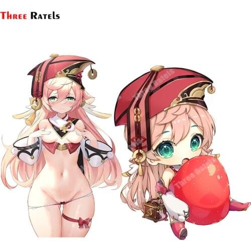 A816 Yanfei Genshin Impact Sexy Anime Girl Sticker For Yamaha Motorcycle Car Decal