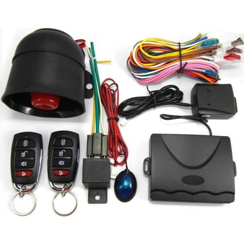 Anti-theft essential!M802-8101 Car Security System Alarm Immobiliser Central Locking Shock Sensor
