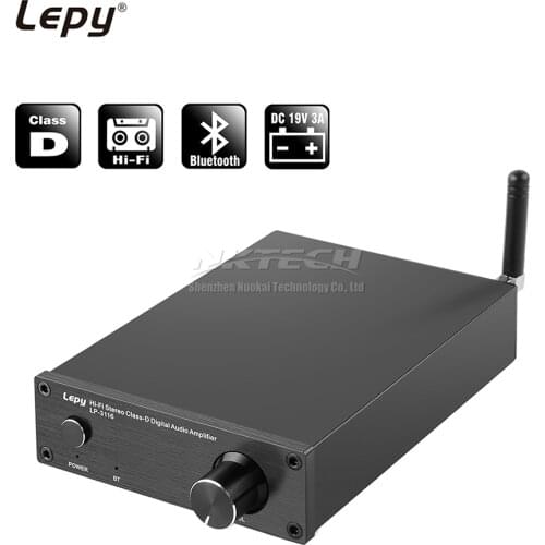 Lepy LP-3116 Car Digital Audio Amplifier Player Bluetooth Hi-Fi Stereo Class-D RMS 50W x 2 RCA Automatic Switching Technology