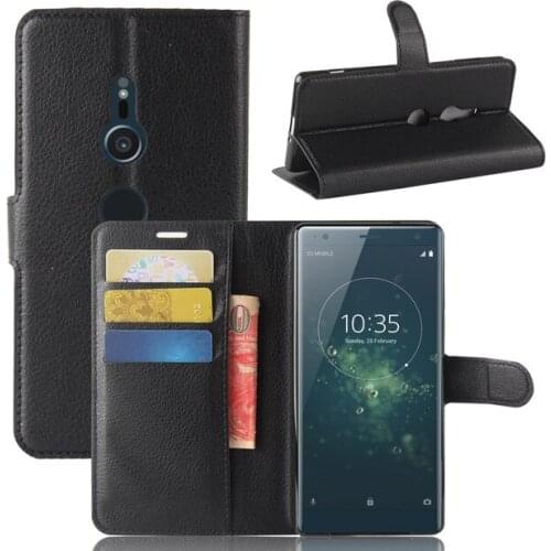 SFor Sony Xperia XZ2 Compact H8314 H8324 Case Wallet PU Leather Cover Phone Case For Sony Xperia XZ2 H8216 H8266 H8296 Case Flip