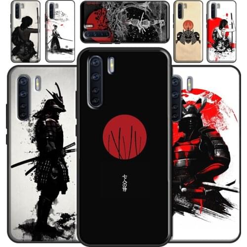 Japanese Samurai Ninja Case For OPPO A93 A91 A83 A5 A9 A31 A53 2020 A52 A72 A15 A3S A5S F5 Find X3 Pro Cover Capa