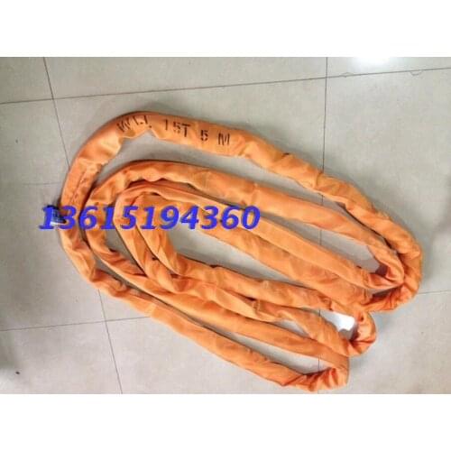 15T2.5M5M flexible lifting belt ring lifting sling industry round sling 2.5 tons 15 m 5 m